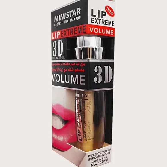 Ministar Lip Extreme 3D Volume Plumping Lip Gloss Lasting Moisturizer Tr… - Picture 5 of 6